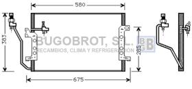 Condensador 62-MS5330 - CONDENSADOR ALL MERCEDES BENZ VANEO