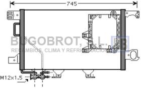 Condensador 62-MS5391 - CONDENSADOR 5.4 I - 24V. DTM MERCEDES BENZ C 209 CLK SERIE