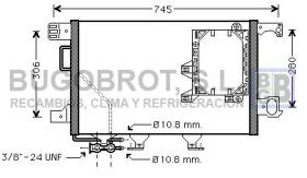 Condensador 62-MS5564 - CONDENSADOR MERCEDES BENZ CLK