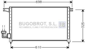 Condensador 62-MT5092 - CONDENSADOR MITSUBISHI GALANT III