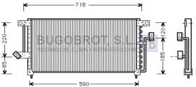 Condensador 62-MT5098 - CONDENSADOR MITSUBISHI EXPO/SPACE WAGON II