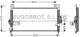 Condensador 62-MT5118 - CONDENSADOR R 134 MITSUBISHI ECLIPSE