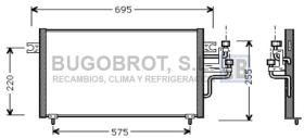 Condensador 62-MT5119 - CONDENSADOR 1.3 I - 12V./1.6 I/1.8 I - 16V. MITSUBISHI COLT