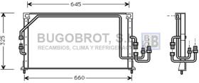 Condensador 62-MT5149 - CONDENSADOR MITSUBISHI GALANT II