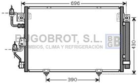 Condensador 62-MT5191 - CONDENSADOR ALL MITSUBISHI PAJERO IV