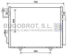 Condensador 62-MT5231 - CONDENSADOR MITSUBISHI MONTERO