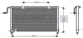 Condensador 62-MZ5106 - CONDENSADOR PETROL / DIESEL MAZDA 626/MX 6