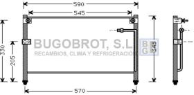 Condensador 62-MZ5112 - CONDENSADOR MAZDA 626/MX 6