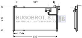 Condensador 62-MZ5127 - CONDENSADOR MAZDA 323