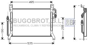 Condensador 62-MZ5131 - CONDENSADOR PICK-UP MAZDA B SERIE