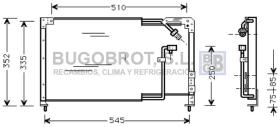 Condensador 62-MZ5145 - CONDENSADOR PETROL / DIESEL MAZDA 323