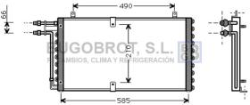 Condensador 62-OL5211 - CONDENSADOR 1.1 OPEL KADETT E