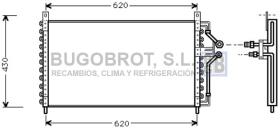 Condensador 62-OL5226 - CONDENSADOR 2.3 TD/2.5 E/3.0 I/3.0 I/E - 24V./3.6 LOTUS OPEL