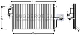 Condensador 62-OL5227 - CONDENSADOR 2.0 I/2.4 I OPEL OMEGA A