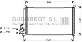 Condensador 62-OL5229 - CONDENSADOR OPEL CALIBRA/VECTRA A