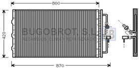 Condensador 62-OL5267 - CONDENSADOR 2.2 I - 16V./3.0 I - 24V. OPEL