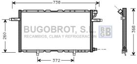 Condensador 62-OL5297 - CONDENSADOR ALL OPEL FRONTERA B