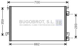 Condensador 62-OL5397 - CONDENSADOR 1.9 MJTD FIAT CROMA III