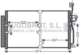 Condensador 62-OL5425 - CONDENSADOR 2.0 CDTI OPEL ANTARA