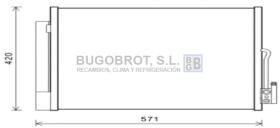 Condensador 62-OL5560 - CONDENSADOR ALL OPEL MERIVA B