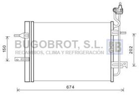 Condensador 62-OL5620 - CONDENSADOR OPEL MERIVA