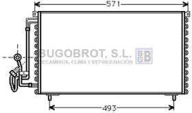 Condensador 62-PE5155 - CONDENSADOR PEUGEOT 405 I