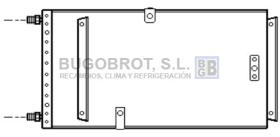 Condensador 62-PE5156 - CONDENSADOR 1.8/2.0 GL / GR / SR PEUGEOT 504