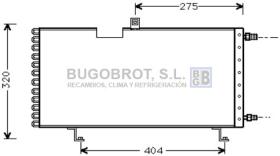 Condensador 62-PE5158 - CONDENSADOR PEUGEOT 205 I/II / 309 I/II