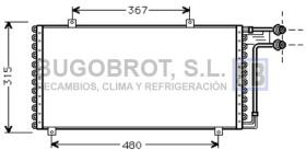 Condensador 62-PE5164 - CONDENSADOR GL / SR PEUGEOT 309 II
