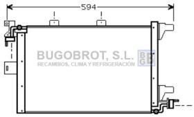 Condensador 62-PE5168 - CONDENSADOR PEUGEOT 106 I