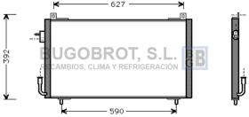 Condensador 62-PE5192 - CONDENSADOR ALL PEUGEOT 406 I