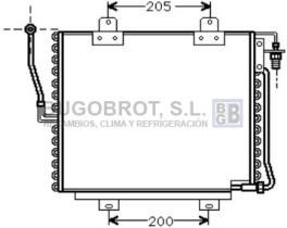 Condensador 62-RT5179 - CONDENSADOR 1.4 SUPER/1.6 SUPER DIESEL RENAULT R5