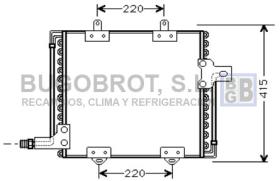 Condensador 62-RT5181 - CONDENSADOR 1.9 DIESEL RENAULT R19