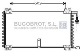 Condensador 62-RT5182 - CONDENSADOR 2.5 I / V 6 TURBO RENAULT R25