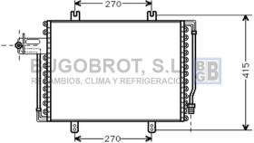 Condensador 62-RT5193 - CONDENSADOR 1.8 I - 16V. RENAULT R19