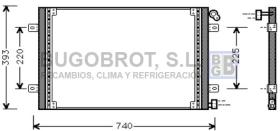 Condensador 62-RT5234 - CONDENSADOR 2.0 I - 16V. RENAULT ESPACE III