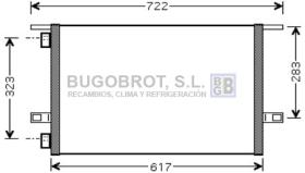 Condensador 62-RT5304 - CONDENSADOR 1.9 DTI RENAULT ESPACE III