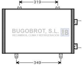 Condensador 62-RT5349 - CONDENSADOR 2.8 DT RENAULT MASCOTT I