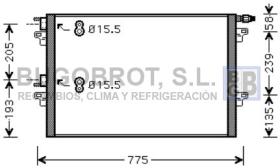 Condensador 62-RT5382 - CONDENSADOR ALL RENAULT ESPACE IV