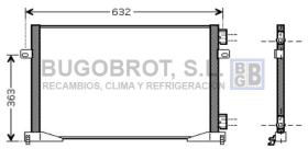 Condensador 62-RT5391 - CONDENSADOR 1.9 DCI/2.0 I - 16V. NISSAN PRIMASTAR X83