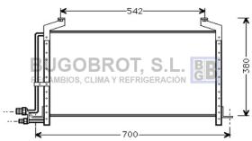 Condensador 62-SB5031 - CONDENSADOR SAAB 900 I