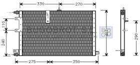 Condensador 62-SB5033 - CONDENSADOR R 12 SAAB 9000 I