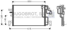 Condensador 62-SB5048 - CONDENSADOR ALL SAAB 9 3