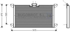 Condensador 62-SC5009 - CONDENSADOR P SCANIA 90 SERIE/120 SERIE/140 SERIE