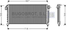 Condensador 62-SU5028 - CONDENSADOR SUBARU LEGACY II