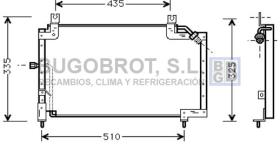 Condensador 62-SU5042 - CONDENSADOR SUBARU JUSTY