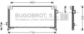 Condensador 62-SU5044 - CONDENSADOR SUBARU LEGACY III