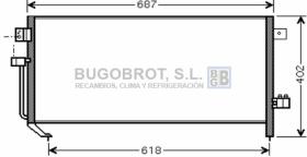 Condensador 62-SU5060 - CONDENSADOR ALL SUBARU FORESTER