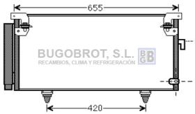 Condensador 62-SU5073 - CONDENSADOR ALL SUBARU LEGACY IV /OUTBACK