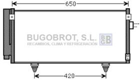 Condensador 62-SU5077 - CONDENSADOR 2.0 I - 16V./2.0 TD/2.5 I - 16V. T/WRX SUBARU FO